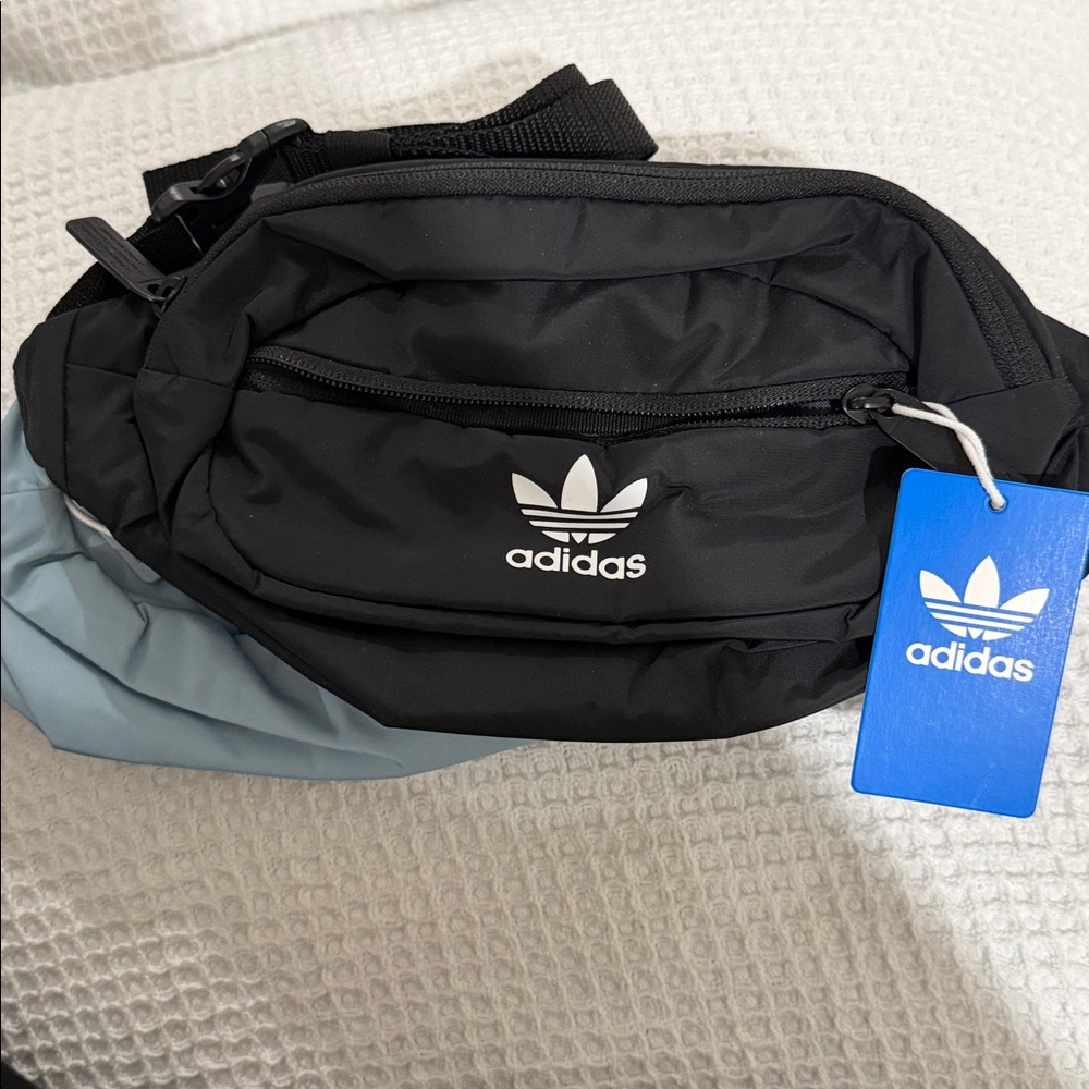 Adidas Light Blue or Black Belt Fanny